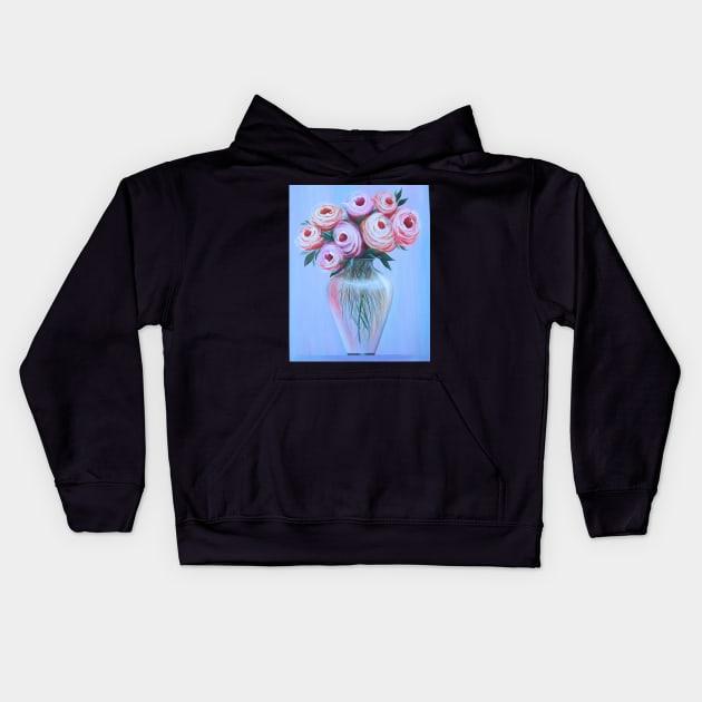 "Take Time To Smell The Roses" Kids Hoodie by SWITPaintMixers